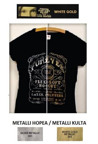 Flex-Soft No-Cut A3 vaalea kulta -white gold 202 - Flex-Soft laser- ja valkotulostimille - 34540 - 2