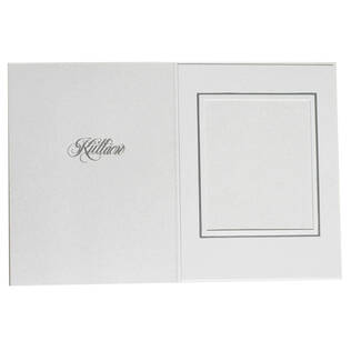 Kiitoskortti fol 60x80, helm, hopea, kiittäen - Kiitoskortit ja kartonkikansiot - 36050 - 1