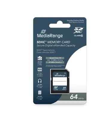 SD- muistikortti 64GB SDXC Class 10 - SD-kortit ja MicroSD-kortit - 42810 - 1
