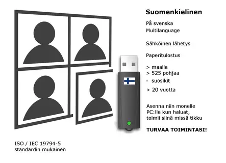 ID Photos Pro 8 Suomenkielinen / Multilanguage passikuvaohjelma - USB-dongle - Passikuvatulostimet, ohjelmat, paperit - 37610 - 1
