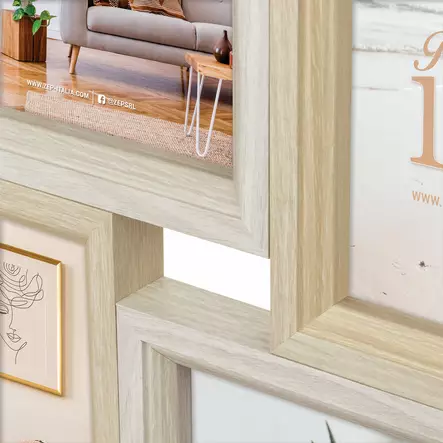 Zara 8Q monikuvakehys 8x 10x15 (47x47) - Monikuvakehykset - 41750 - 2