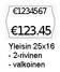 Etiketti hinnoittelulaitteelle 25x16, 2-rivinen - Contact - Myymälään, pakkaustarv ja pahvilaatikot - 23360 - 1