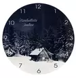 Alumiininen kello Ø 205 mm - hopeav. upea jälki - Poisto- tarjouseriä - 26130 - 1