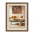 Bologna 18x24 ruskea / beige puukehys - Design kehykset - 42090 - 1