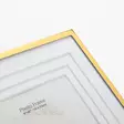 Glasgow metallikehys 10x15 / 15x20 kulta tripla paspatuurilla - Metalli- ja ruusukehykset, alumiinikehys - 42060 - 2