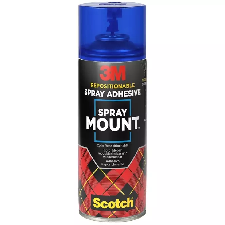 3M 9475 SprayMount tarraliima, 400 ml (sininen) - tilaustuote - Pohjustuslevyt, ripustus, teipit, spray - 24020 - 1