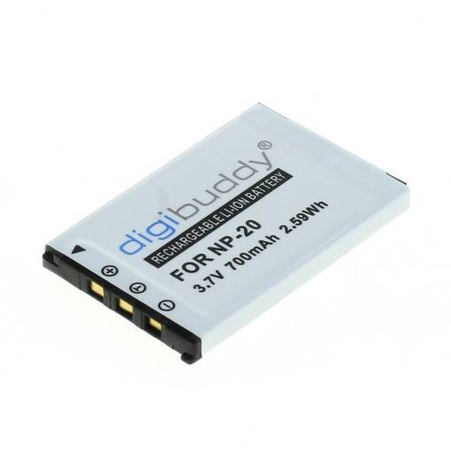 Akku Casio NP-20 yhteensopiva, 700mh, 3,7V - Kamera- ja videoakut - 40200 - 1