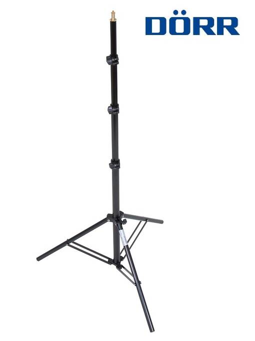 DÖRR Valaisinjalusta L-2600, tukeva 73/258cm, 1,4kg - Valaisinjalustat, -laukut ja dollyt - 23830 - 1