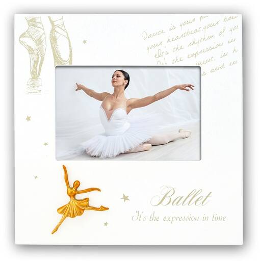 Eleonora baletti 15x10 koristeella - vaaka - Perhe-, ystävä-, harrastukseen kehykset - 38310 - 1