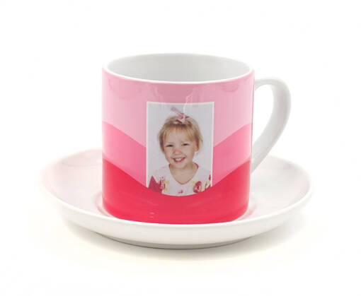 Espressomuki + lautanen, 70mm x 73mm (su2109 ilman lautasta) - Mukit, astiat sublimaatiopainatukseen - 26030 - 1