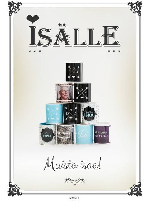 Isäinpäivä 50x70 juliste - Lahjavinkit isälle - 38180 - 1