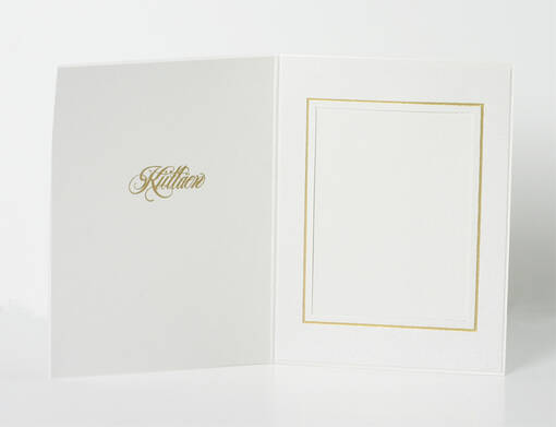 Kiitoskortti 60x80 kulta - Kiittäen - Kiitoskortit ja kartonkikansiot - 26820 - 1