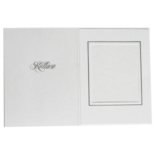 Kiitoskortti fol 60x80, helm, hopea, kiittäen - Kiitoskortit ja kartonkikansiot - 36050 - 1