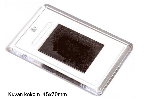 Magneetti 70x45mm - akryyli (me 50kpl) - Magneettien tekoon ja magneetit - 36520 - 1