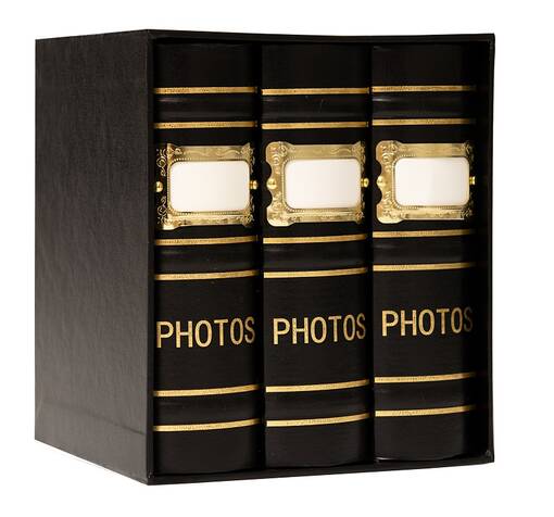 Old Fashion MUSTA 3x 100 kuv. minimax - Valokuva-albumit taskuilla 12-100 kuvaa - 38730 - 1