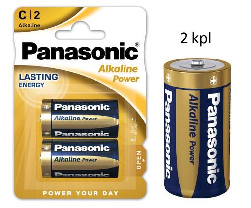 Paristo LR-14 1,5V, C tuplapakkaus - Paristot ja nappiparistot - 24620 - 1