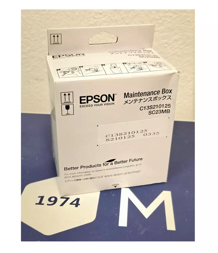 Epson hukkavärisäiliö SC-F100 - Maintenance box S210125 - Sublimaatiovärit, hukkavärisäiliöt - 42560 - 1