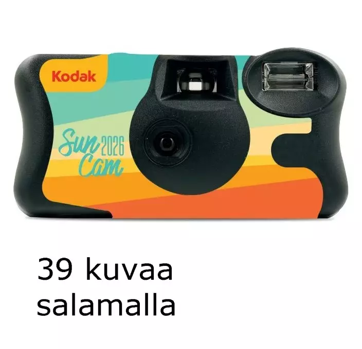 Kodak Fun Saver Flash 800 - 39 kuvan kertis salamalla, kertakäyttökamera - Kertakäyttökamerat, filmikamerat - 40160 - 1