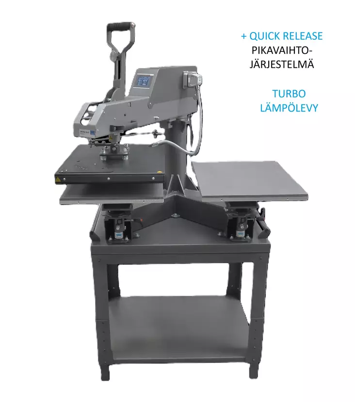 Swing Duo 2x 40x50 tasoprässi pöydällä ja puristuksenosoittimella - Tasoprässit, lippisprässit - 42500 - 1