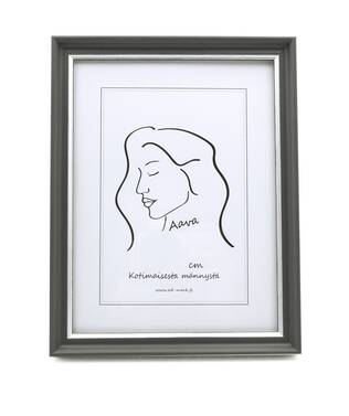 AAVA- PUUKEHYKSET Grafitinharmaat - Aava puukehykset - 36271 - 2