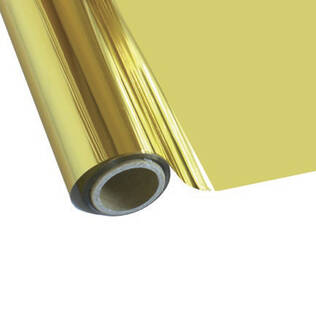 Folio kuumapainatukseen kirkas KULTA 30 cm x 12 m (HC) - Metallifoliot kuumapainatukseen - 35631 - 1