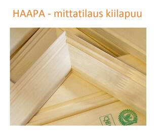 HAAPA MITTATILAUS KIILALISTAT - Moyen 1cm välein - maks 150cm - Canvasmateriaali, kiilat ja työkalut - 38881 - 1