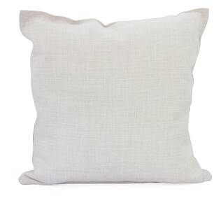 Pellavantuntuinen tyynyliina, 40 x 40 cm - luon.väri (pienempi struktuuri) - Tekstiilit sublimaatiopainatukseen - 38451 - 1