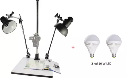 Repro kit h75 + 2 kpl 10W Led-polttimoita - Skannerit, digitalisointi, reprokuvaus - 42761 - 1