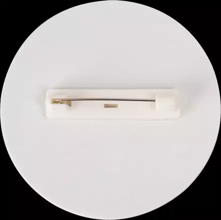 Rintamerkki hakaneulalla, hailkaisija 63,5mm, pyöreä (5665) - Avaimenperät, magneetit, merkit - 26191 - 2