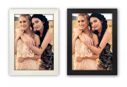 Shire musta ja valkoinen peruskehys - Litteät ja pyöristetyt kehykset - 41471 - 1