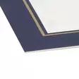 Pohjuke 12x15/15x20, sininen, kulta - erä - Pohjukkeet ja sarjakansiot - 23181 - 2