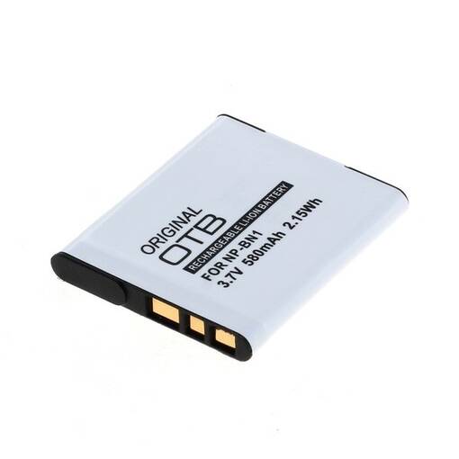 Akku Sony NP-BN1 yhteensopiva, 580mAh - Kamera- ja videoakut - 40201 - 1