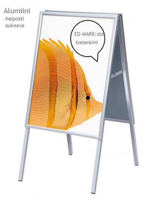 Alumiini A-teline 50x70 - Myymälään, pakkaustarv ja pahvilaatikot - 37431 - 1