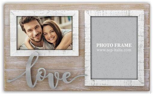 Andrea Love 10x15 13x18 monikuvakehys (36,5x23) - Hääkehykset, loveaiheiset kehykset - 38501 - 1