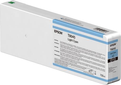 EPSON T8045 Light Cyan 700ml P7000/P9000 - Mustesuihkutulostimiin värit - 39191 - 1