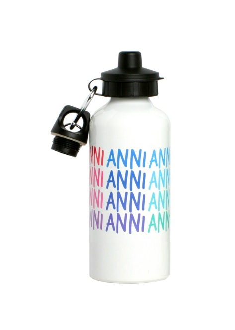 Juomapullo alumiini 600ml, valkoinen, 2 x korkki - Mukit, astiat sublimaatiopainatukseen - 39401 - 1