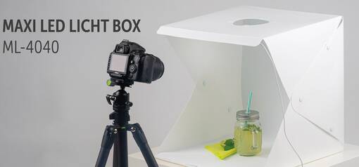 Kuvausteltta Maxi LED-valolla ML-4040 - Tuotekuvaukseen kuvausteltat ja setit - 39261 - 1