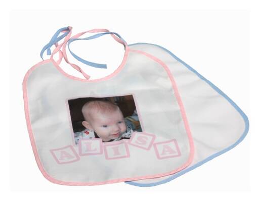 Ruokalappu (vanha malli), vaalean sinisellä kanttinauhalla - Poistoeriä - 26301 - 1