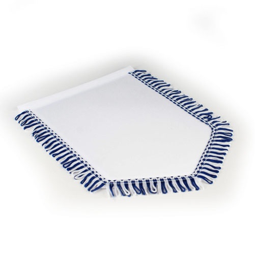 Viiri 5-kulmainen, 22x28cm, sin./valk. hapsut + ripustuspuu - tilaustuote - Muut painettavat sublimaatiotuotteet - 26331 - 1