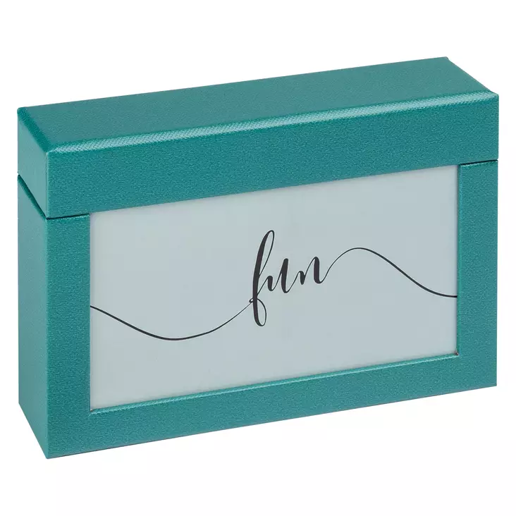 Fotoboksi 100 kuvalle - petrooli, kuva-aukolla - Kuvalaatikot, vieraskirjat, kuvataskut - 41971 - 1