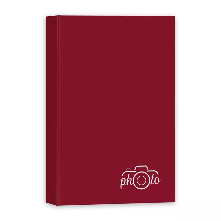 Flip 80 kuvan punainen taskualbumi - photo - Valokuva-albumit taskuilla 12-100 kuvaa - 41831 - 1