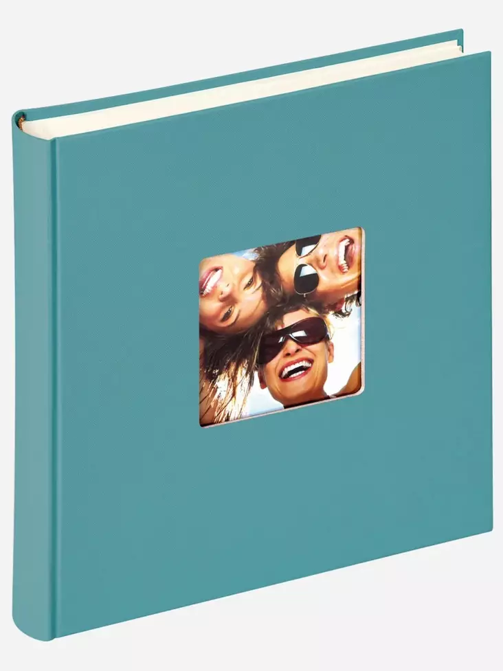 Fun album petrol 30x30 cm, 100s kuva-aukolla - Klassiset valokuva-albumit - 42351 - 1