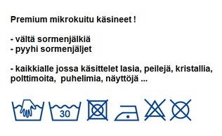 Mikrokuitukäsineet S 5/6 - pestävät - Pohjustuslevyt, ripustus, teipit, spray - 31542 - 2