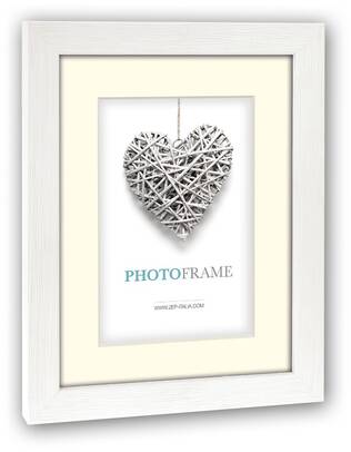 Regent 4 puukehys 20x30 / 30x40 -valkoinen - Litteät ja pyöristetyt kehykset - 39642 - 2