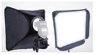 Softbox 50x50 käsisalamalle - 5-7pv toimitusaika - Käsisalamat, diffuussorit ja tarvikkeet - 27782 - 2