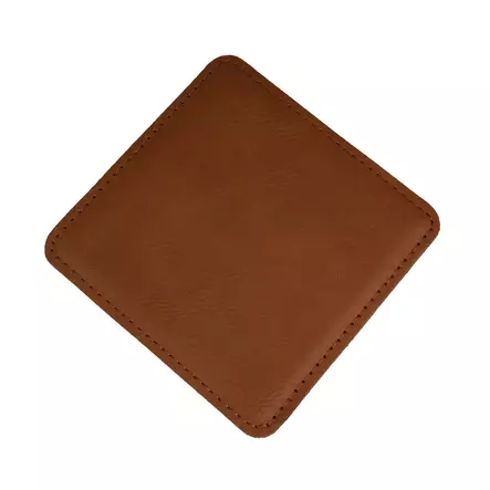 Laser - Lasinalunen 10x10 ruskea keinonahka - Laserkaiverrukseen tuotteet - 42202 - 1