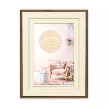 Termoli A 10x15 ruskea / beige puukehys - tarjouserä - Design kehykset - 42932 - 1