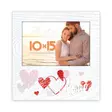 Nadia 10x15 Love kohokirjaimilla koristeltu puukehys - Hääkehykset, loveaiheiset kehykset - 42712 - 1