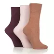 Kiristämätön Iomi sukka 37-42 terracotta/lavender 3-nippu - Lahjavinkit äidille - 42882 - 4
