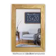 Lienz 15x20 kulta, puukehys - Litteät ja pyöristetyt kehykset - 41822 - 1